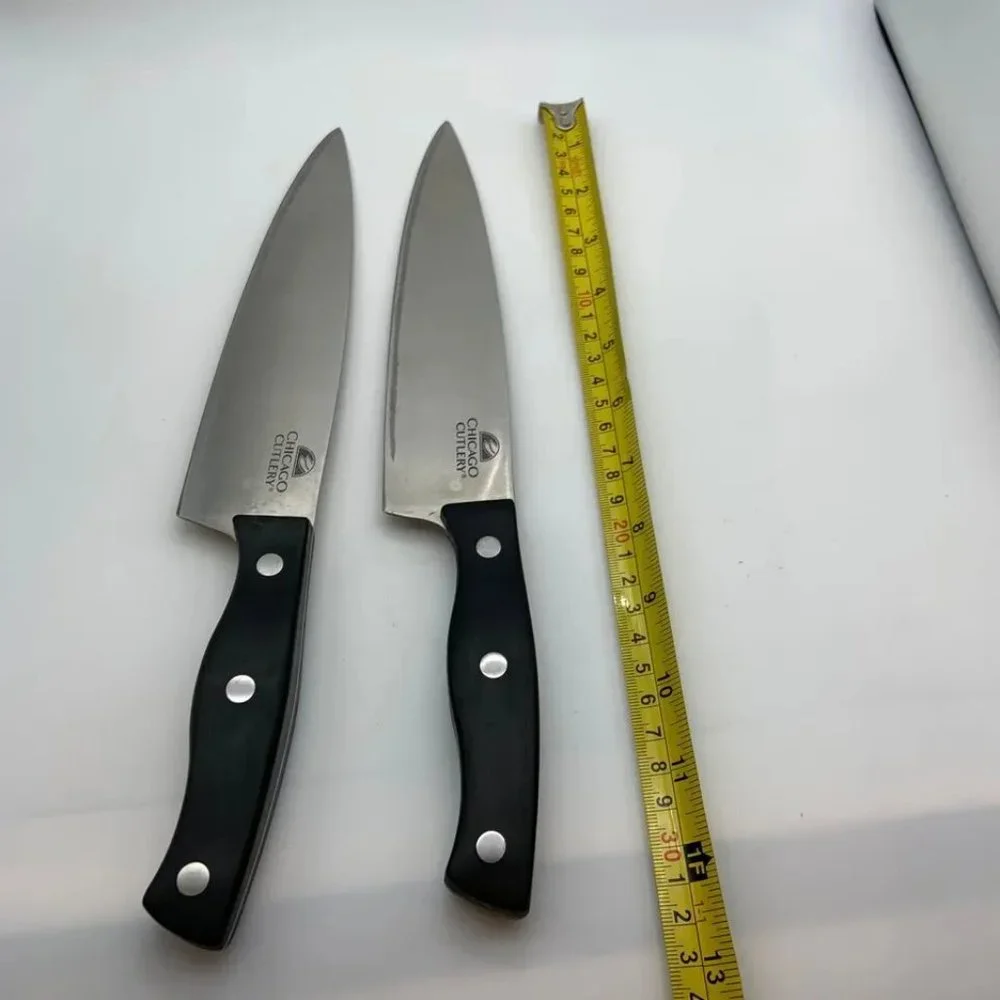 Set of Two Chicago Cutlery Utility Chef's Kitchen Knives